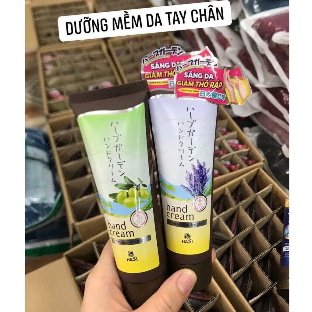 Kem dưỡng tay Hasi Kokeishi lavender và nha đam dưỡn ẩm trắng da 80g
