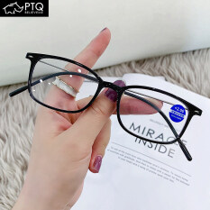 Ptq Kính đọc sách cho nữ thời trang mới full-frame Kính đọc sách ES tầm nhìn HD chất liệu mỏng khung kính mắt với lớp