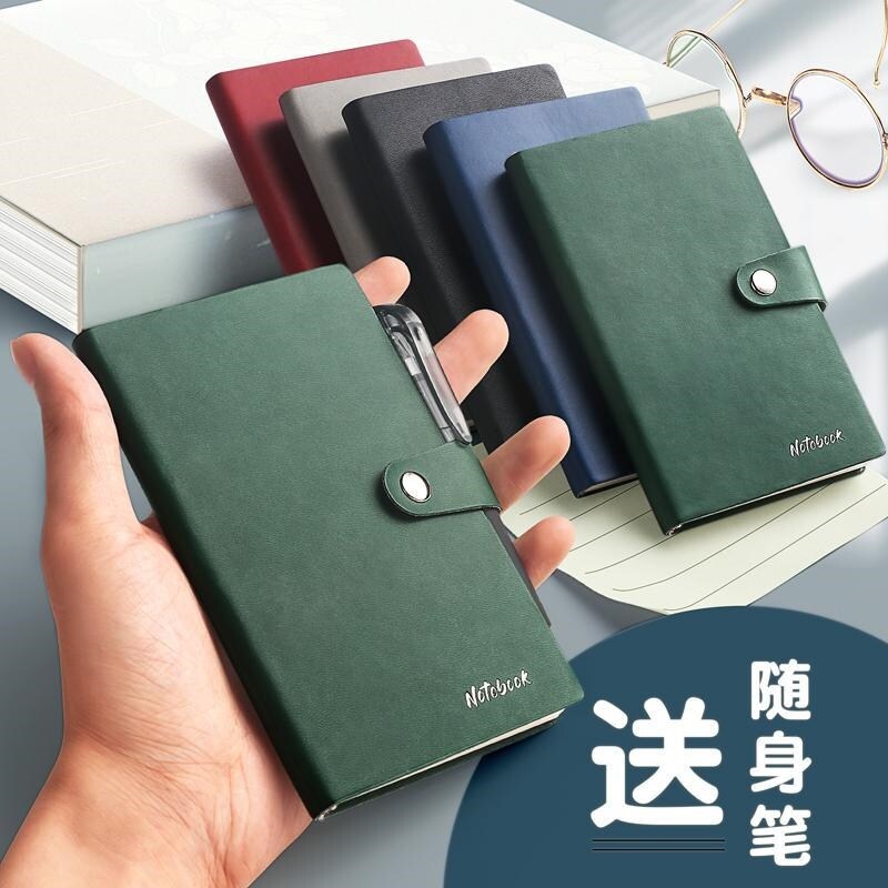 【hot】 Small A7 Small Notebook A6 Portable Portable Note Book with Pen Pocket Note Record Small