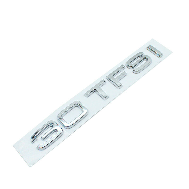 For audi a series 30 35 40 45 50 55 60 tfsi logo rear trunk emblem displacement badge a1 a3 a4 a5 a6 a7 a8 tt sticker