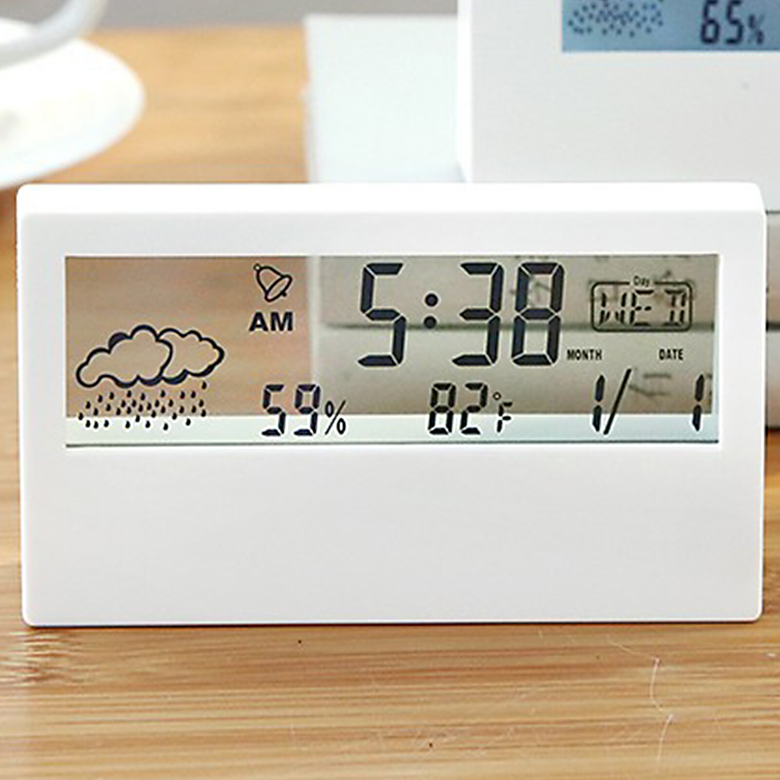 Terylin Đồng Hồ Báo Thức, Chức Năng Dự Báo Thời Tiết Thân Thiện Với Môi Trường Đồng Hồ Để Bàn Điện Tử ABS Đối Với Trang Chủ