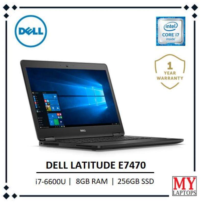 Dell Latitude E7470 Core i7-6600U 2.6GHz / 8GB DDR4 / 256GB SSD / Ultrabook Malaysia