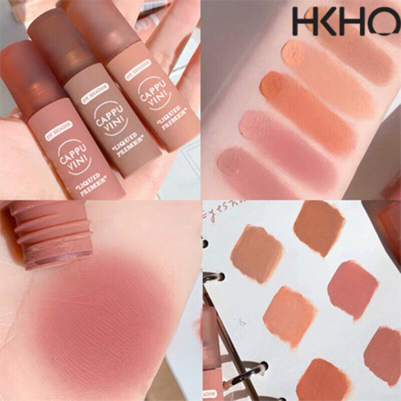 HKHO Liquid Eyeshadow Matte Monochrome Earth Color Nude Milk Tea Color Blush