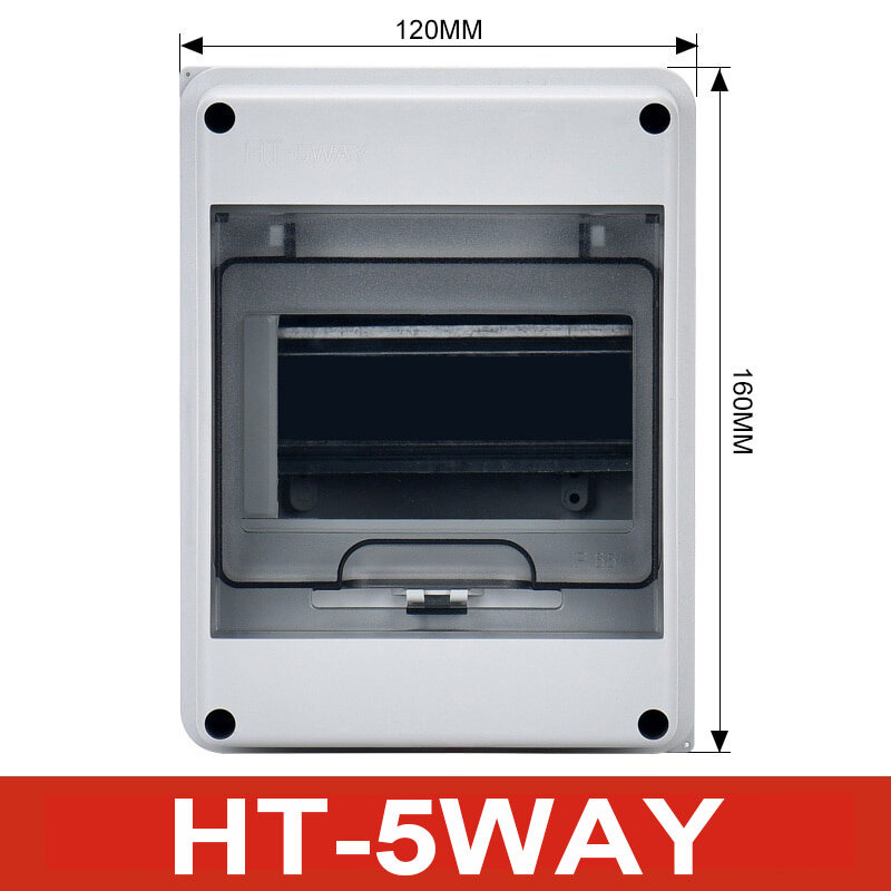 Hộp Phân Phối Điện Bằng Nhựa 5 8 12 15 18 24 Cách Hộp Ngắt Mạch Bảng Mạch Dây Nối MCB Chống Nước IP65 Ngoài Trời