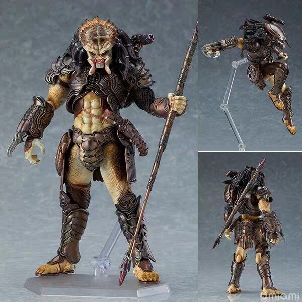Toystory Jungle Hunter Predator Aliens vs Predator Figma109# Action Figure PVC Model Toy Doll Kids Collection Home Decoration Birthday Gifts with box 16cm