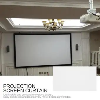 Best Sales 60 Inch Projection Screen Curtain Non Woven Fabric