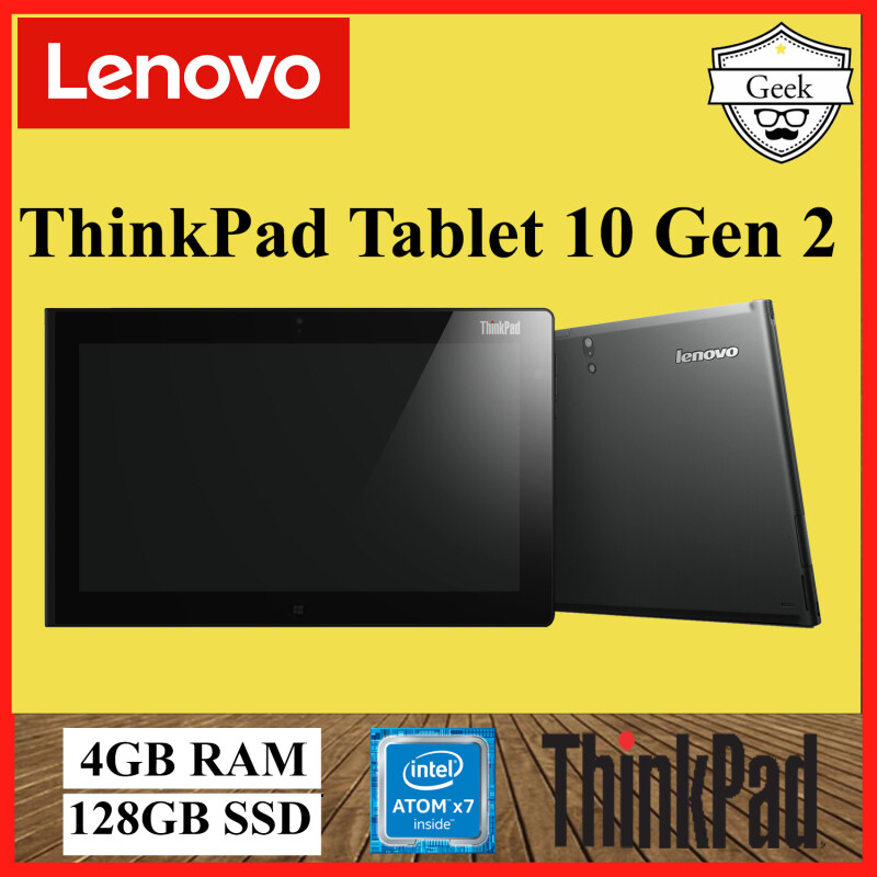 Lenovo Thinkpad Tablet 10 Gen 2 ~ Intel Atom x7 ~ 4GB RAM ~ 128GB SSD ~ 10.1 Inch Malaysia