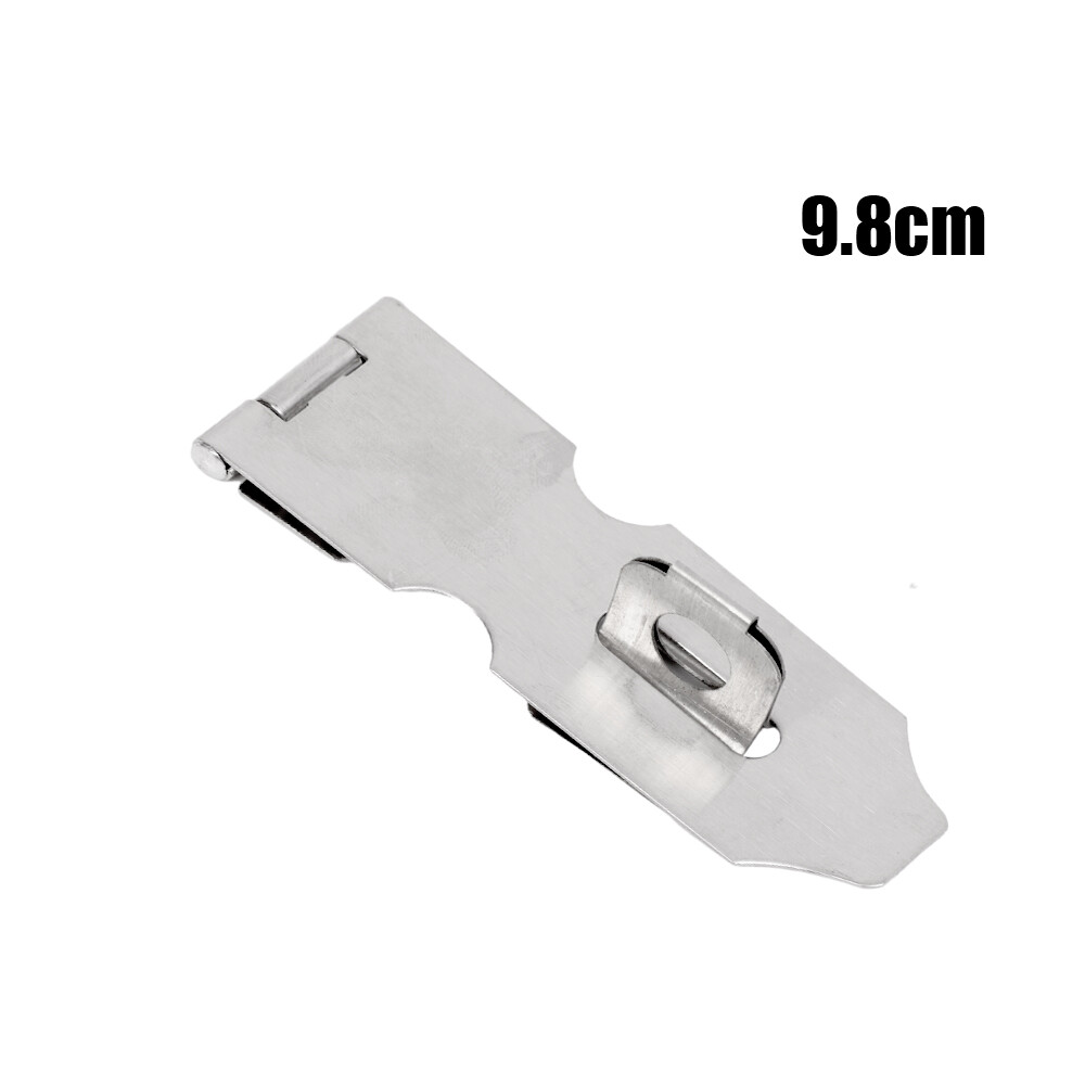 Polocat 1/4pcs Stainless Steel Door Hasps Door Cabinet Drawer Locks Anti-Theft Hasp Door Bolt Latch Lock Buckle for Door Hardware Accessories