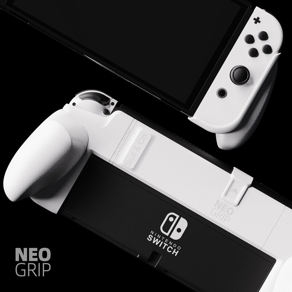 Skull & Co. NeoGrip Với Vỏ Bảo Vệ Tay Cầm Công Thái Học Có Thể Thay Thế Cho Nintendo Switch OLED