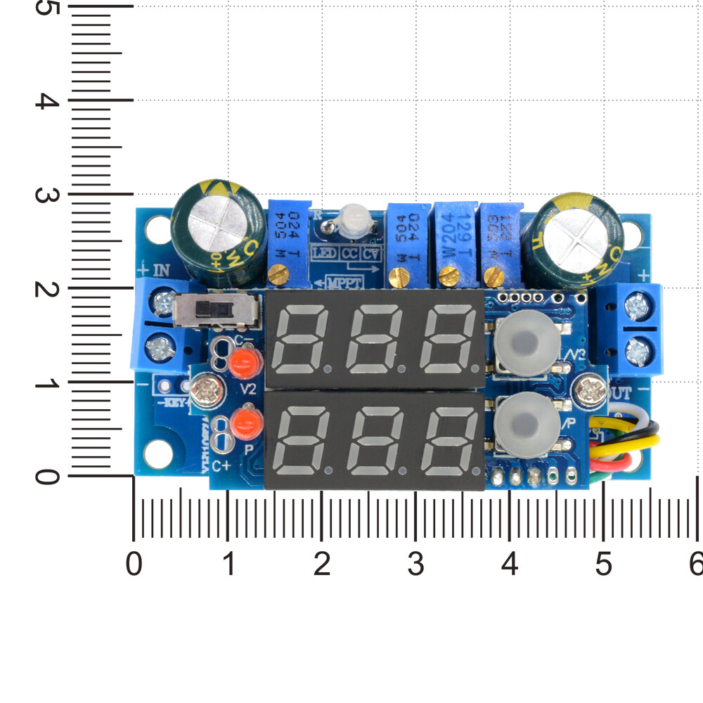 Original 5A LED Buck MPPT Solar Panel Controller DC-DC Step-down CC/CV Charging Module