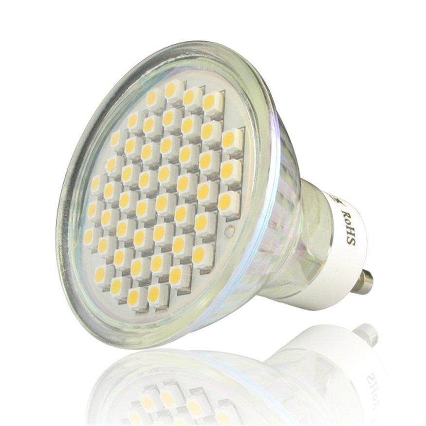 TỐT 10 x GU10 3.6 W 48 SMD3528 Đèn LED Sáng Trắng Ấm/Trắng Ngày