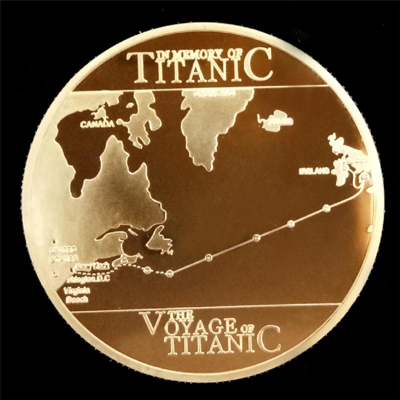 Pièce commémorative - BTC - Type 19-5-1 - Métal plaqué or - Diamètre