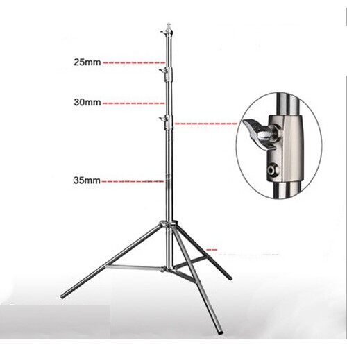 Chân đèn inox 2.8m