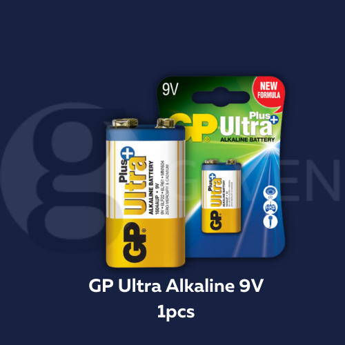 GP 27A Super Alkaline 12V / GP Ultra Plus Alkaline Battery 9V Smart Tag ...