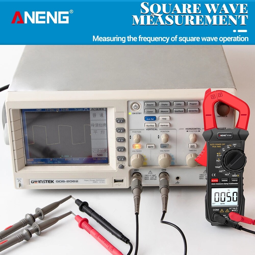 Kẹp Kỹ Thuật Số Aideepen ST209, Kẹp AC/DC Meter, Vạn Năng