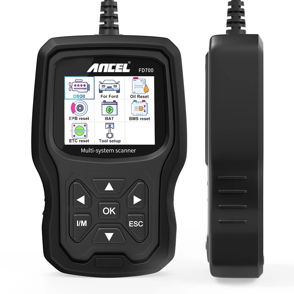 Ancel สแกนเนอร์ FD700 OBD2,อุปกรณ์ตรวจและทำความสะอาดเครื่องยนต์สำหรับ ...