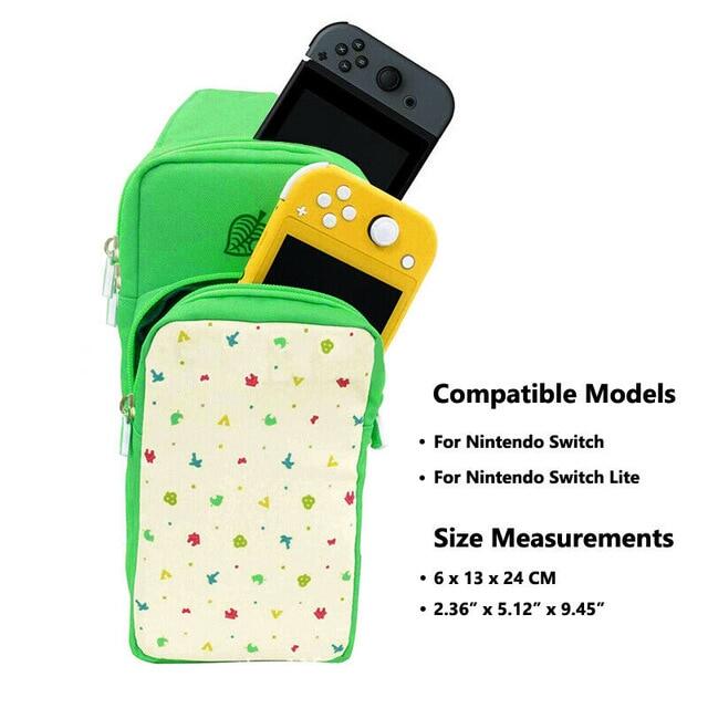 For Nintendo Switch Case Bag Animal Crossing Switch Lite Case Bag NS Cover Cute Portable Pouch