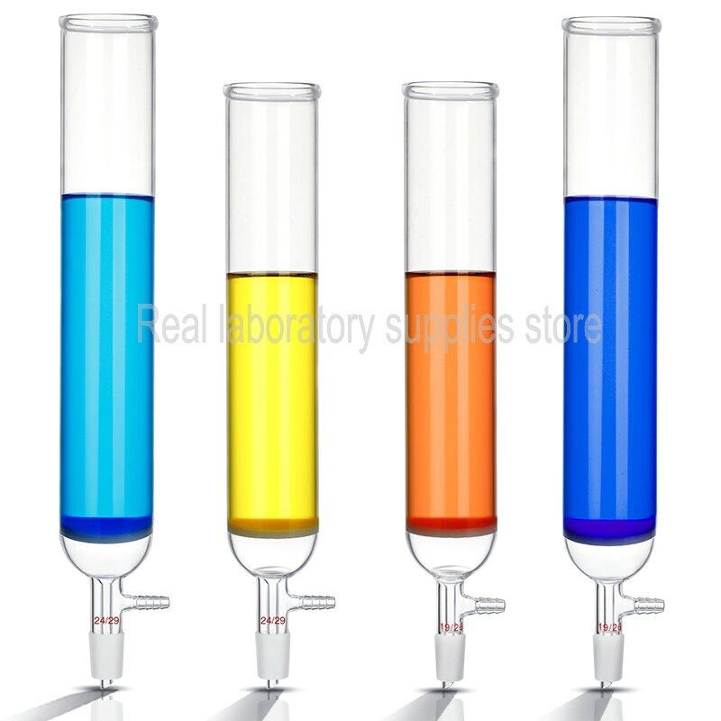 1pcs Lab Glass 19/24 Reduced Pressure Chromatography Column with Sand
