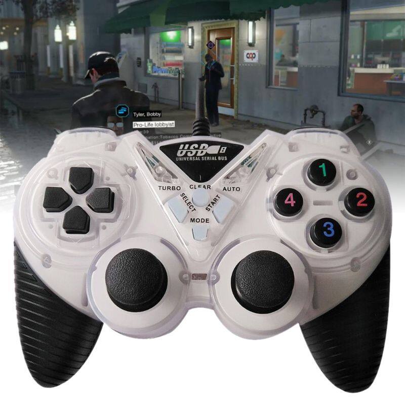 Wired USB Game Controller for PC Computer Laptop Vibration Joystick Gamepads for WinXP/Win7/Win8/Win10