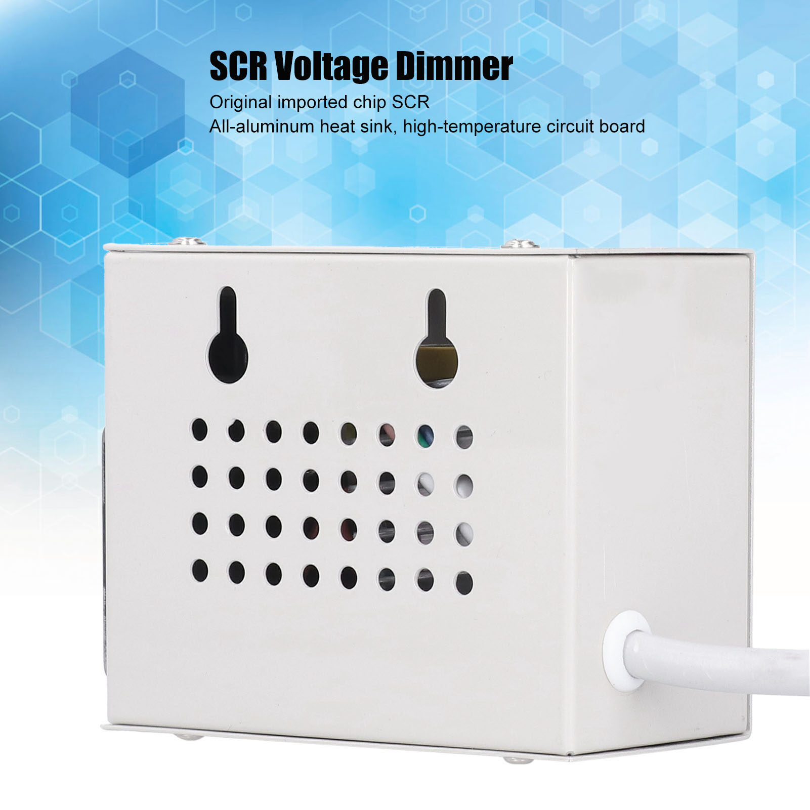4000W SCR Voltage Regulator Dimmer High Power Electronic Thyristor Controller AC110/220V U.S. regulations