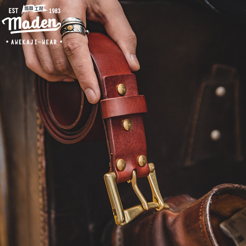 firefighter leather belt