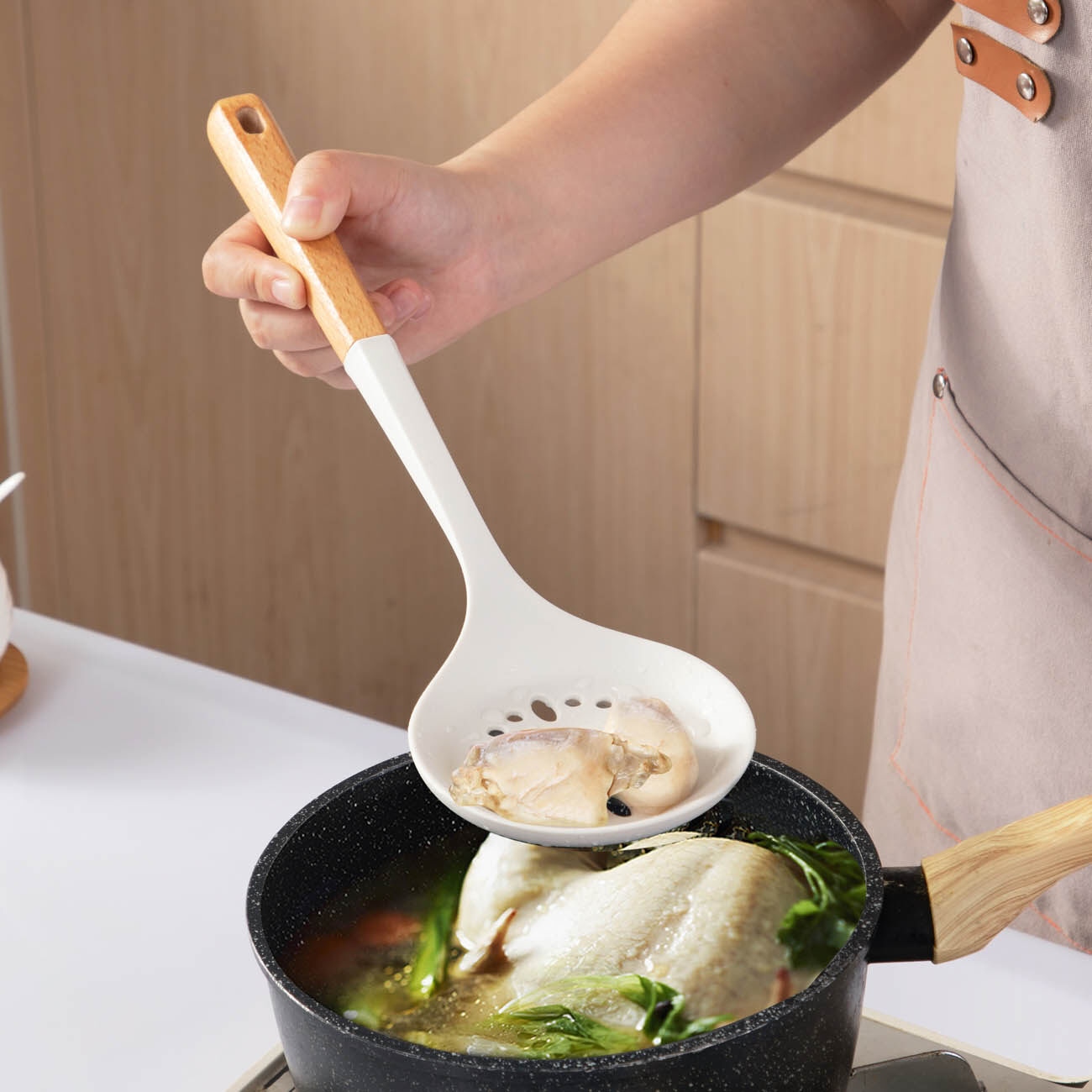 CNMF Silicone spatula set does not hurt the pan non-stick spatula