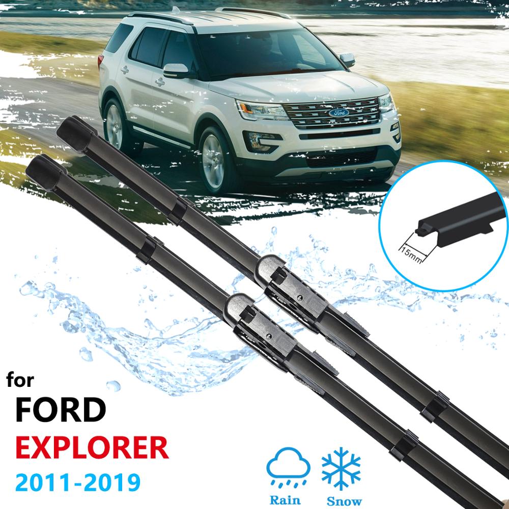For ford explorer u502 mk5 2011~2019 car wiper blades front window windshield car accessories 2012 2013 2014 2015 2016 2017 2018