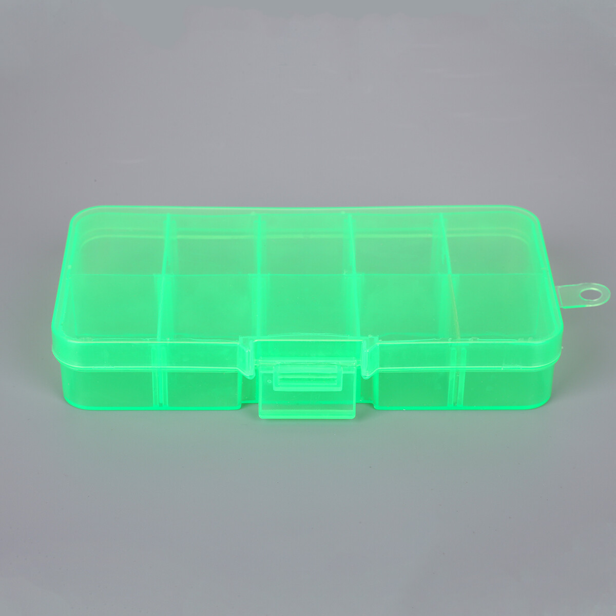 10 Slots Plastic Storage Jewelry Box Rectangle Case Compartment Adjustable Container For Beads Organizer Earring Box Jewellery Gift Boxes 1Pc