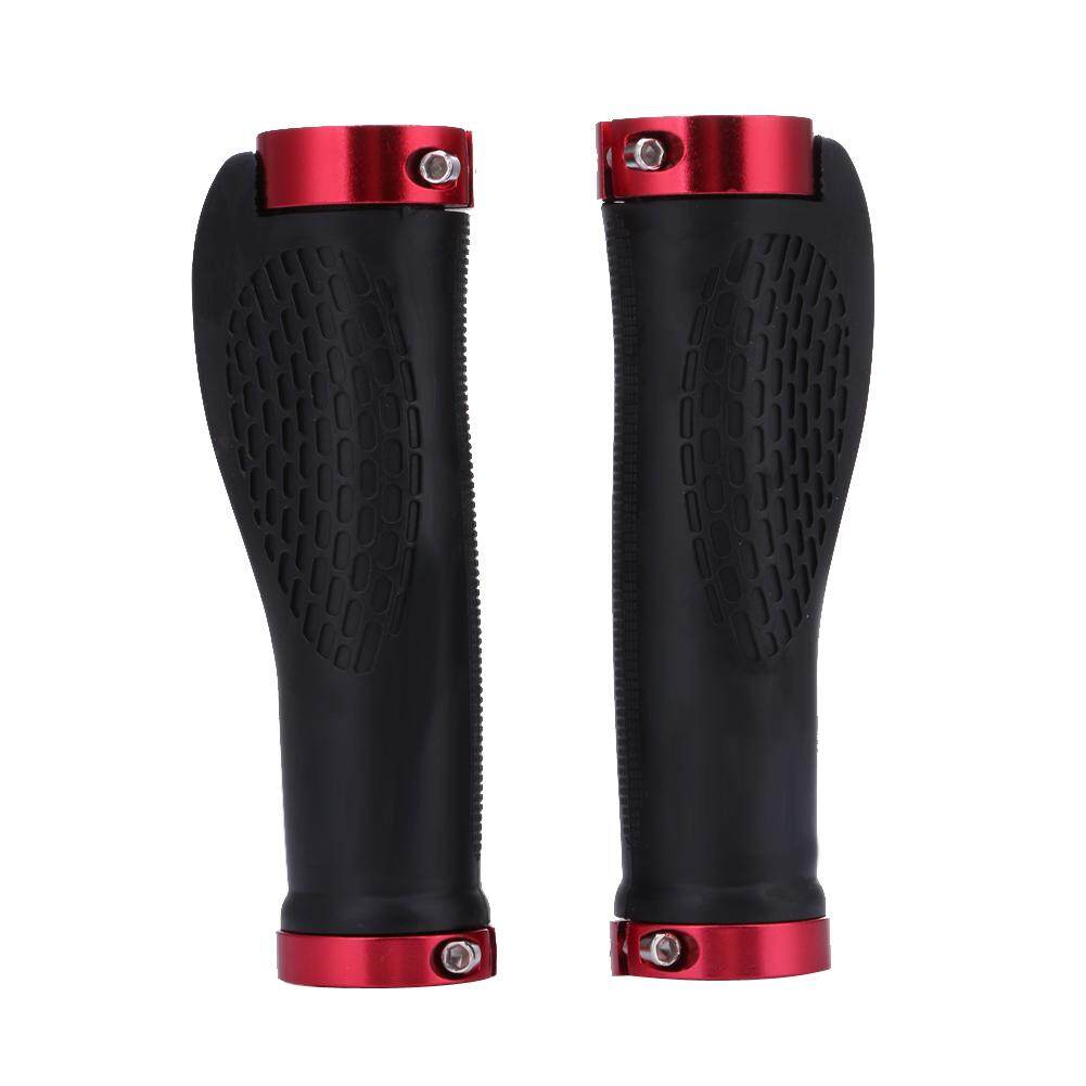 Ergonomic MTB Mountain Bike Bicycle Handlebar Rubber Grips Cycling Lock-On Ends