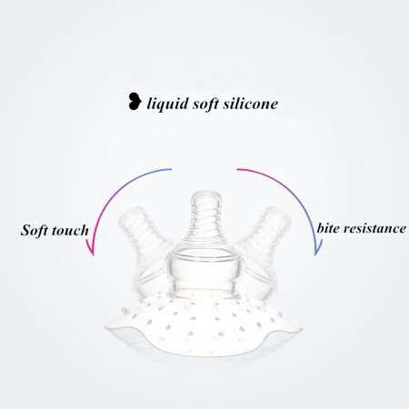 Liquid Full ซิลิโคนหัวนมป้องกันสามเหลี่ยมกลีบ Bra หลังคลอดคุณแม่ให้นมบุตรแผ่นซิลิโคนแปะหน้าอกกล่อง