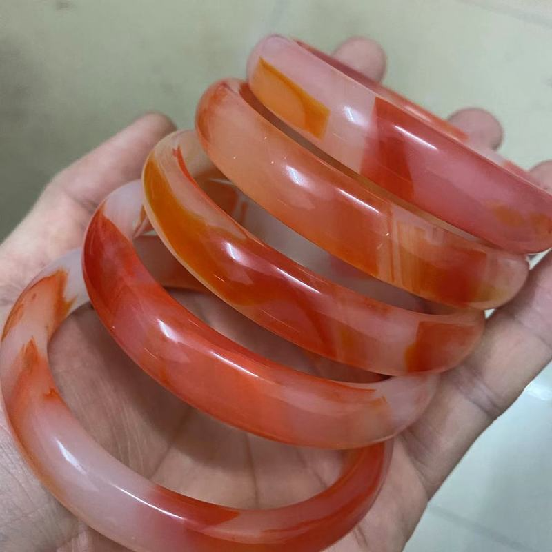 Natural jade guizhou red agate bracelet women boutique