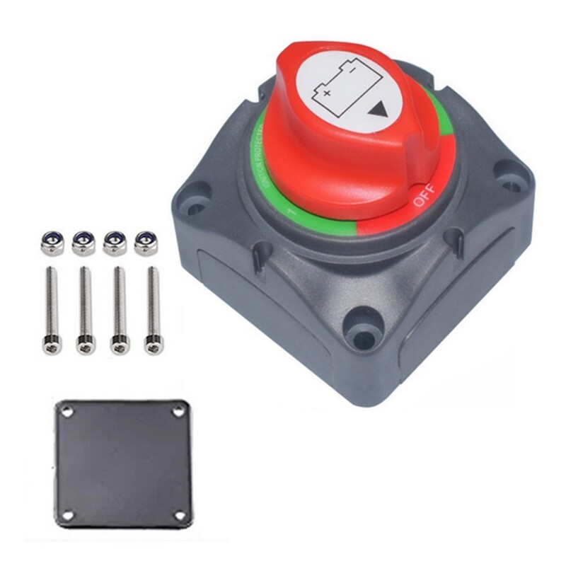 Boat Travel Trailer Marine Disconnect Switch Battery 4 Position Bat 1-2-Both-Off
