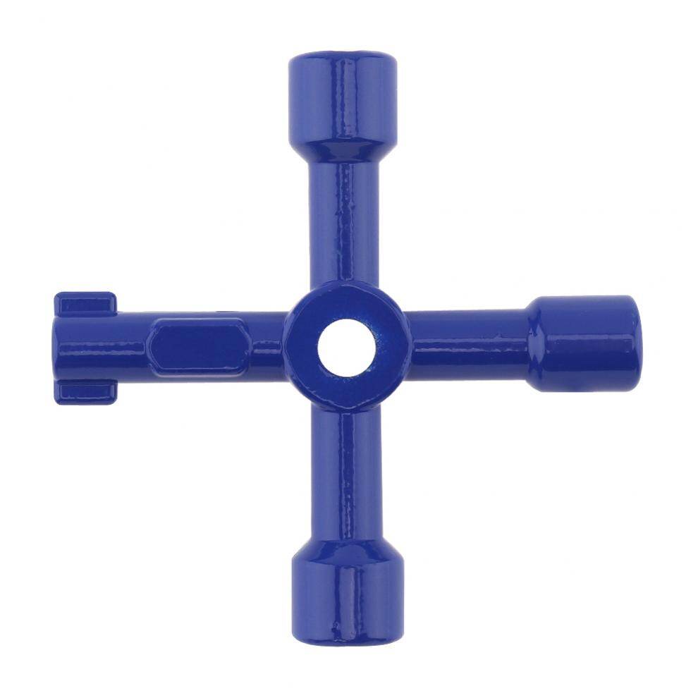 ChgImposs Multi-function 4 In 1 Cross Triangle Key Wrench Universal Inside Plumber for Cabinet Train Elevator