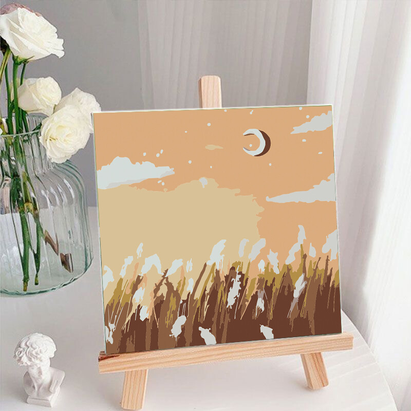 ORFON Paint by Numbers wall art/ paint by number/ high quality DIY Painting by numbers Flowers 油画填色diy