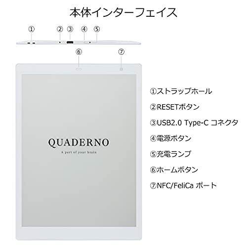 FUJITSU 13.3 inch flexible electronic paper QUADERNO A4 size