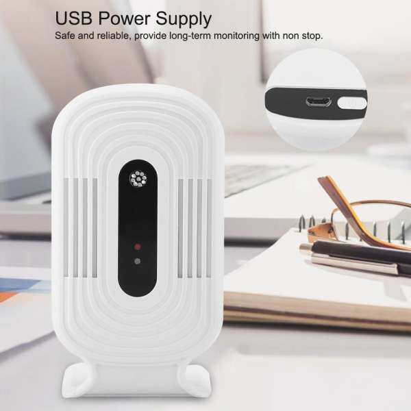 USB Wifi Chất Lượng Không Khí Bút Thử Điện Thông Minh Màn Hình Báo PM2.5 HCHO & TVOC & CO2 Máy Phân Tích