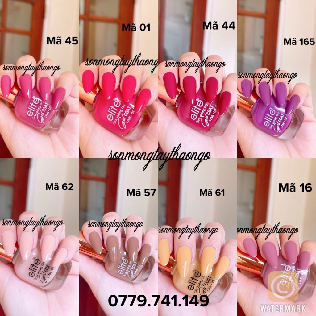 Sơn móng tay cao cấp 17ml (không cần hơ máy)
