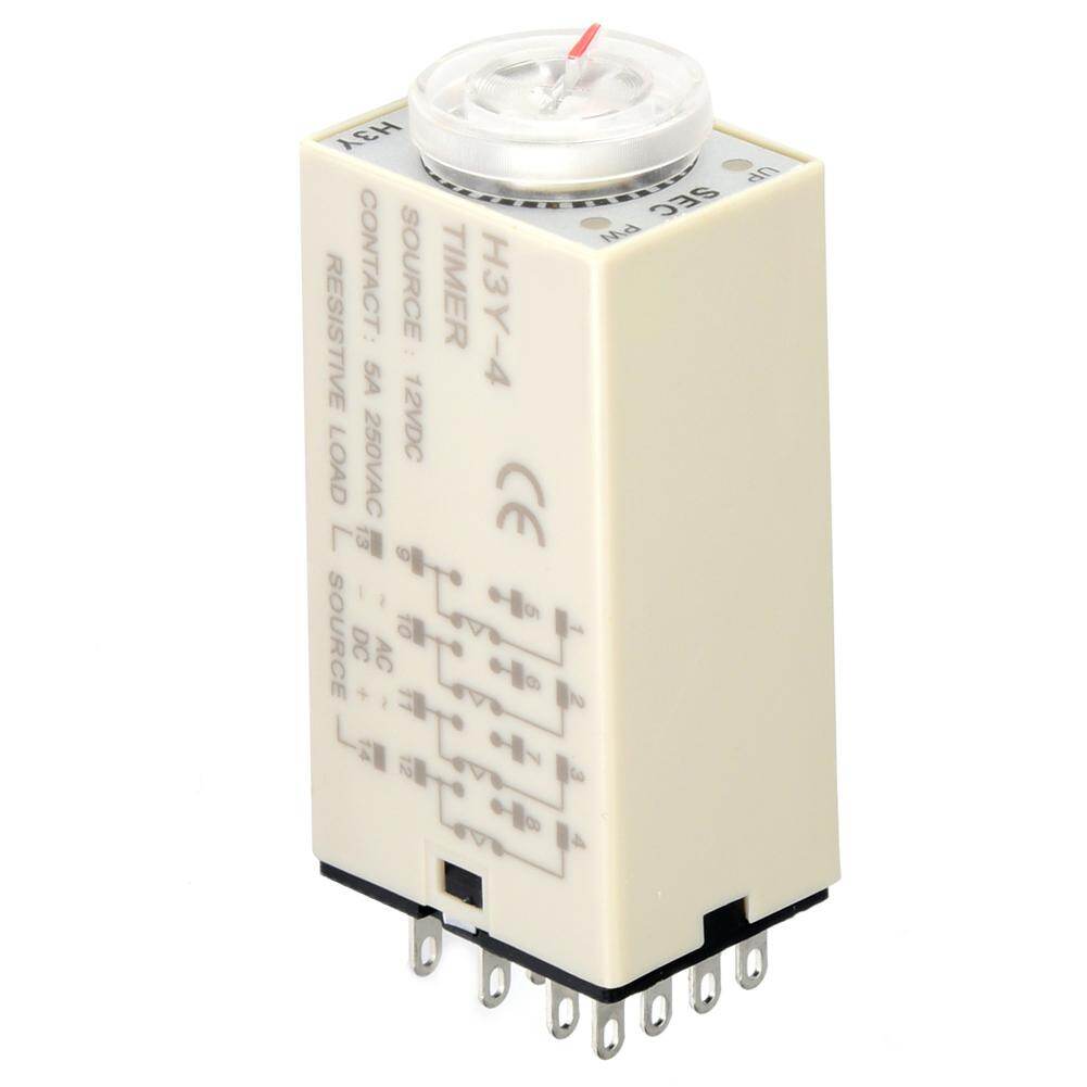 H3Y-4 Time Relay Pointer Control Power on Delay Timer 14-Pin 12VDC