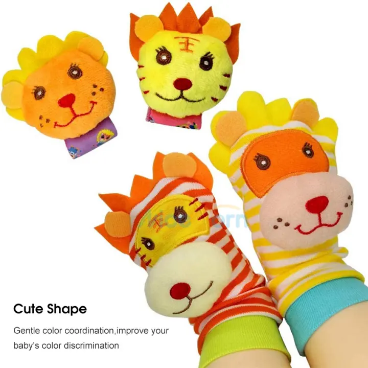 infant wrist rattles