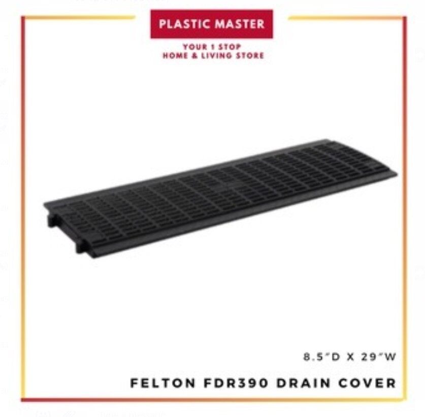 Felton Drain Cover Plastic Drain Cover Black Longkang Cover Heavy Duty Drain Cover Outdoor