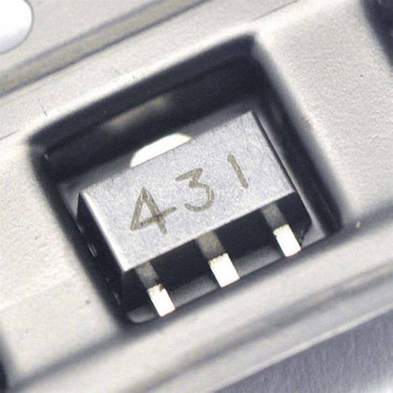 20pcs tl431 431 sot-89 regulators transistor smd transistor
