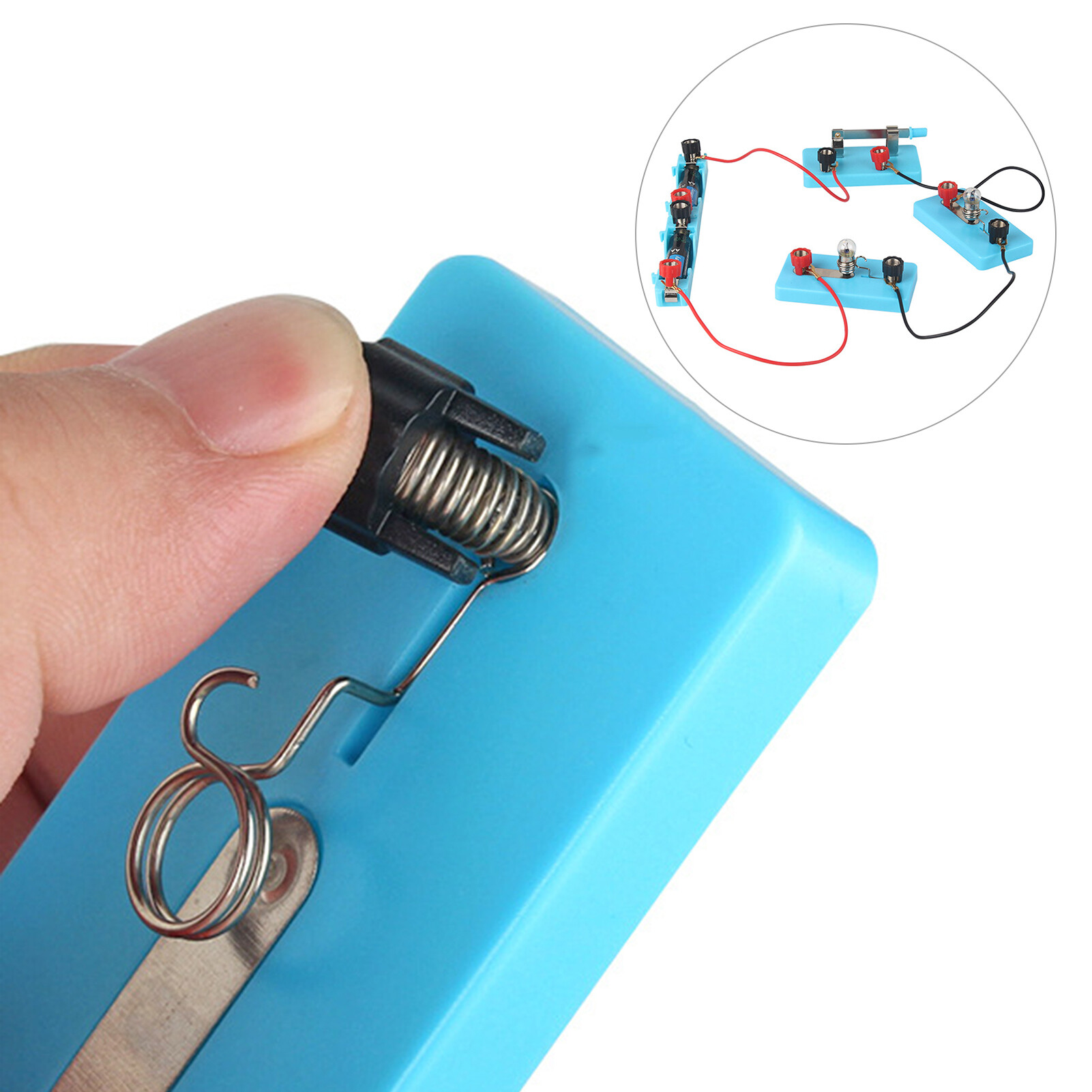 1 Set Educational Circuit Toy Creative Electrical Physics Science Lab Learning Circuit Kit for Children
