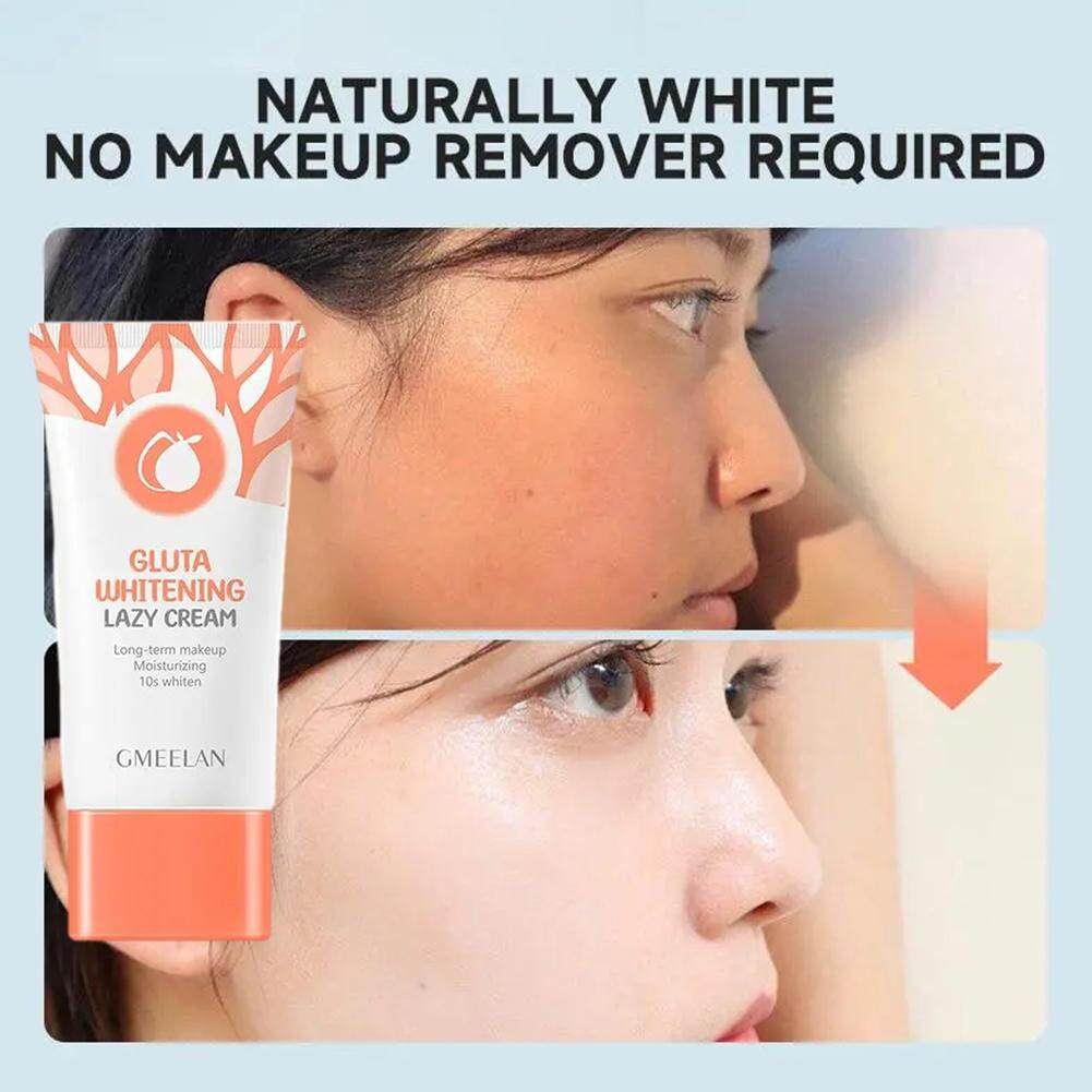 Gmeelan cam Gel tẩy tế bào chết chà kem 50g + gmeelan Gluta làm trắng kem lười Gluta Kem làm trắng da 50g