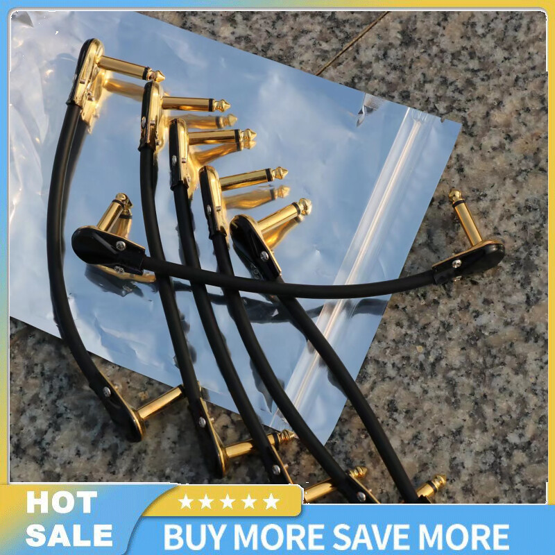 Guitar Patch Cable Flexible Instrument Effects Pedal Patch Cable Audio Line Parts For Electric Guitar