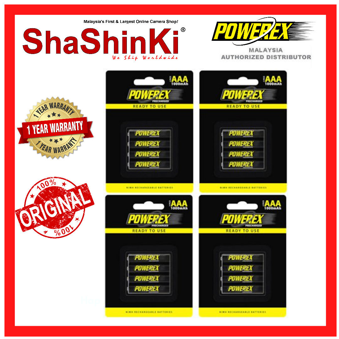 [READY STOCK] Maha Powerex Pre-Charged Rechargeable AAA NiMH Batteries ...