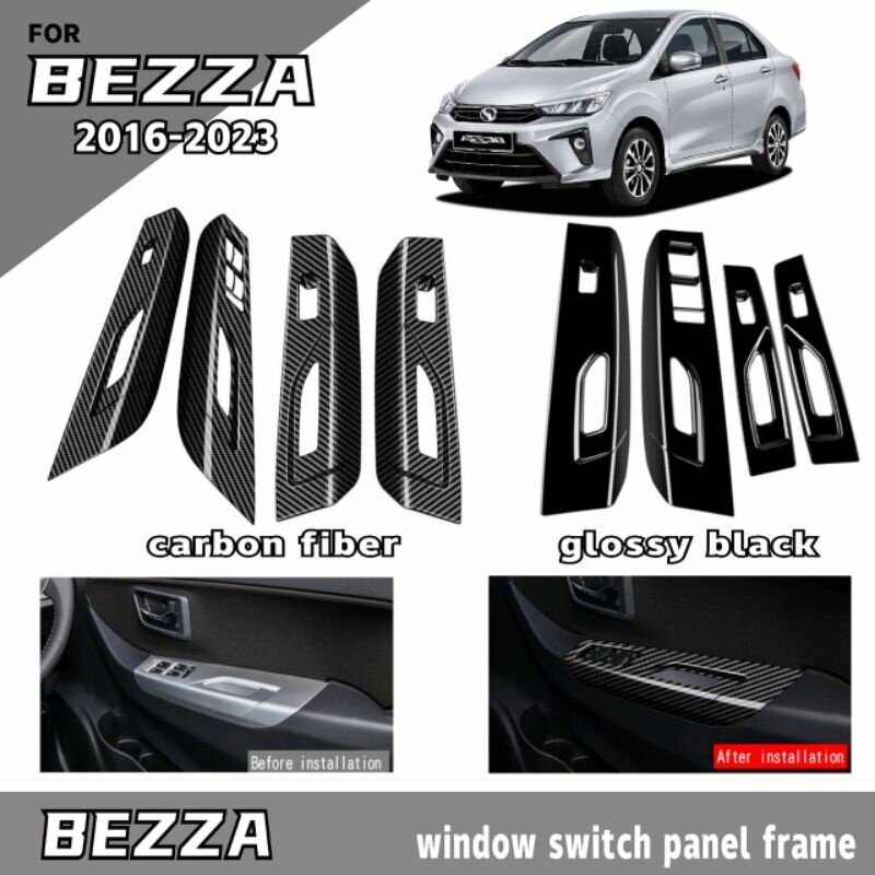 Perodua bezza 2016 2017 2018 2019 2020 2021 2022 2023 carbon fiber ...