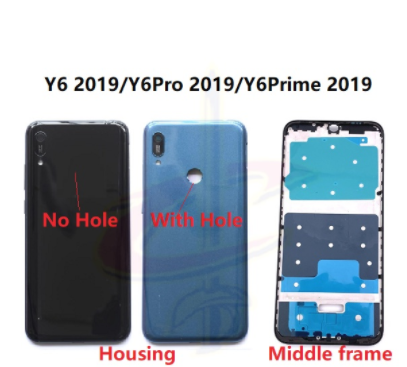 Housing back Cover For Huawei Y6 Prime Pro 2019 Middle frame