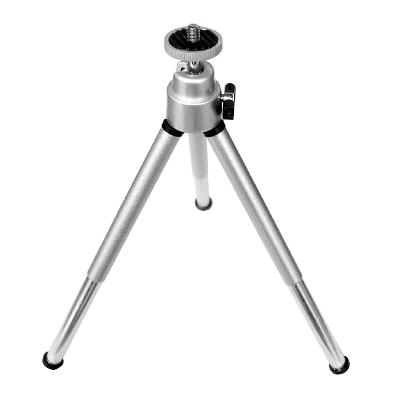 Mini Flexible Tripod 2 Section Stand Holder for Projector Camera Aluminum Alloy Desktop Tripod for Mobile Phone