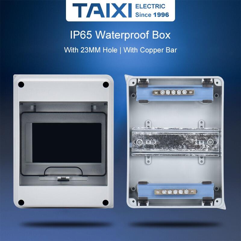 5 8 12 15 18 24 Ways Plastic Electrical Distribution Box IP65 Waterproof MCB Junction Wire Panel Circuit Breaker Box Outdoor