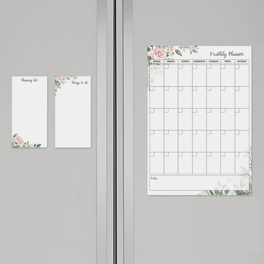 PIDISTR Monthly Whiteboard Work Plan To Do List Grocery List Fridge s Plan Notepad Week Planner Plan Memo